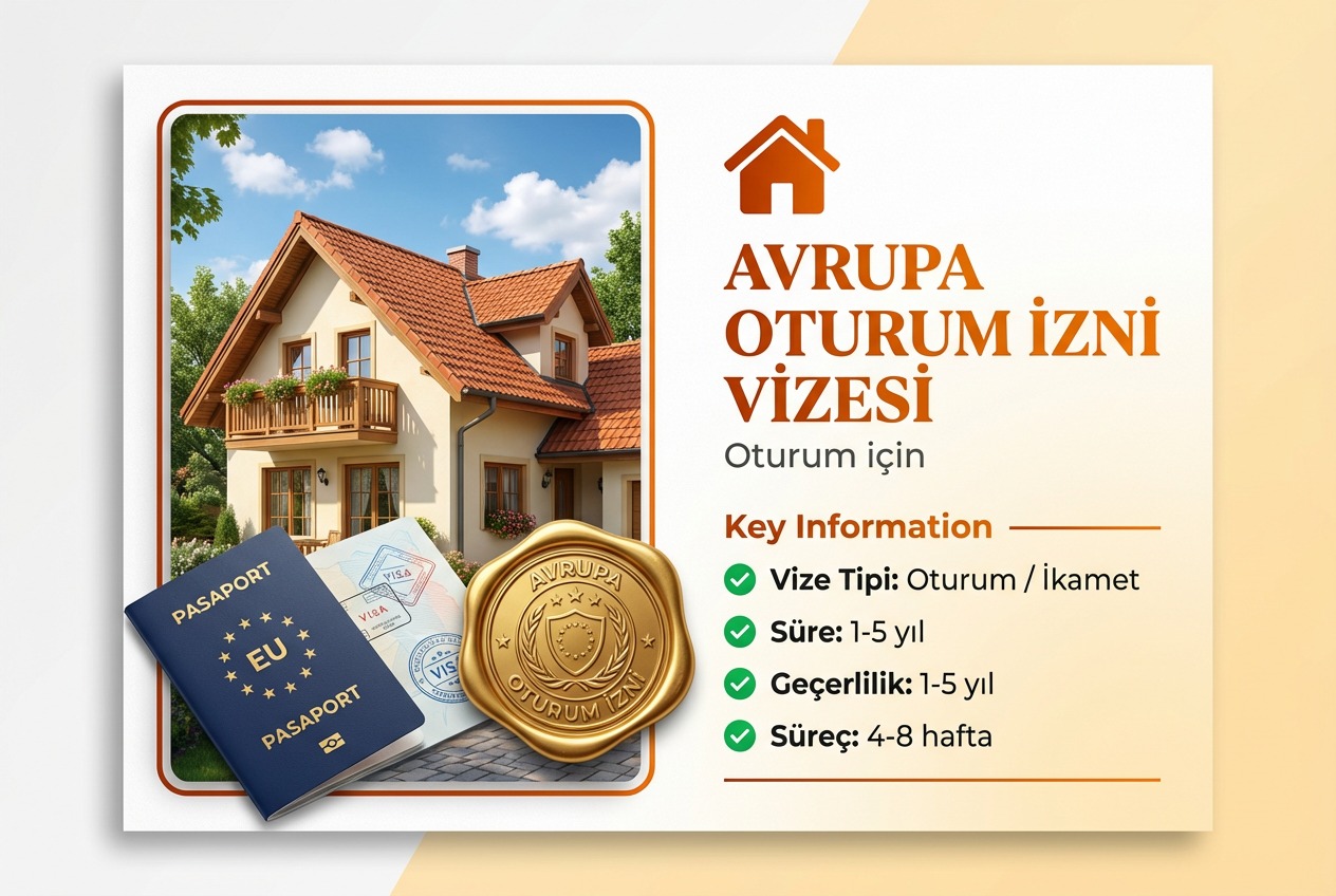 Avrupa'da Oturum İzni Alma Şartları